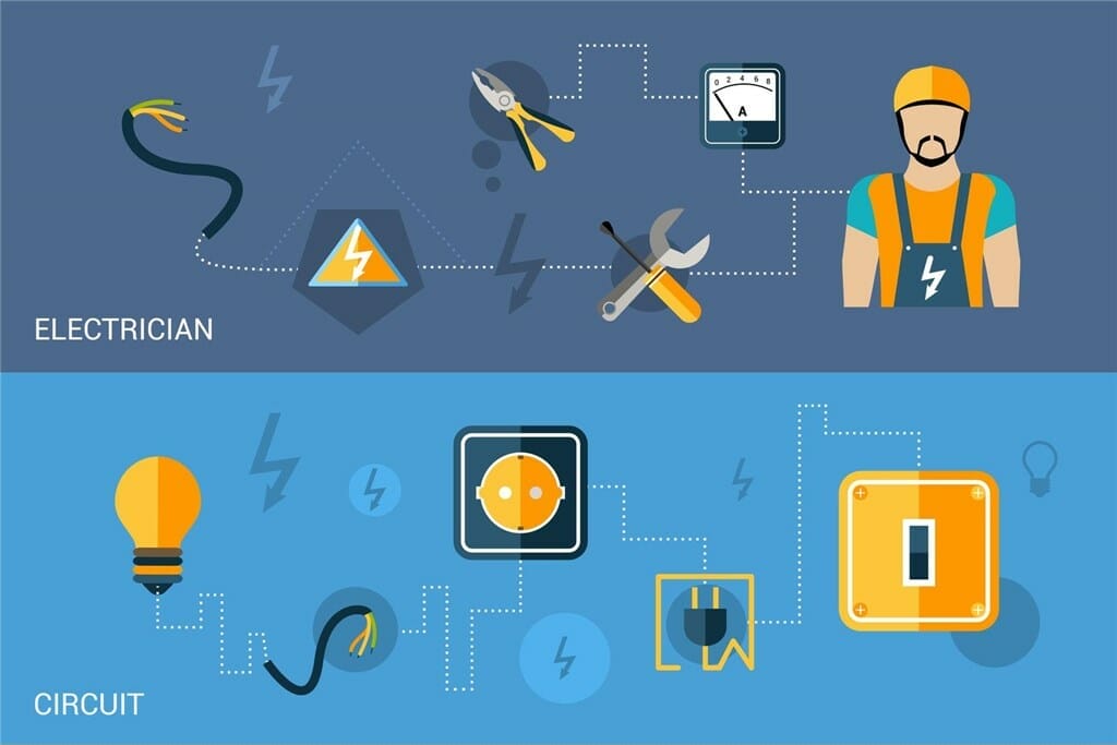 38168612_electricity-banners-set