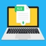 Excel file with Laptop