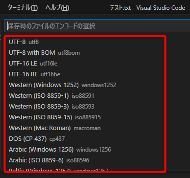 character encode converter by VSCode