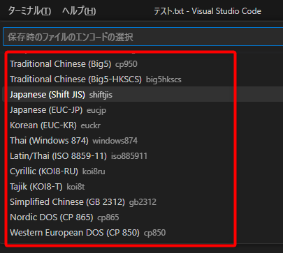character encode converter by VSCode